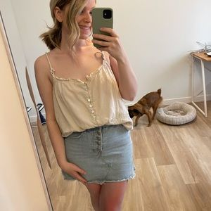 Mudd Flowy Strappy Top